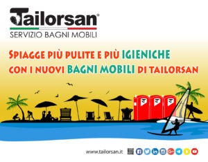 Spiagge sicure e igieniche con Bagni Chimici