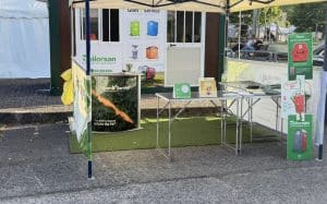 Lo stand GOM service e Tailorsan espone alla fiera della Bufaletta a Frosinone i vantaggi del noleggio bagni chimici per agricoltura e zootecnica